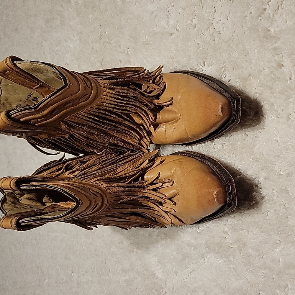 Women's Corral fringe booties
